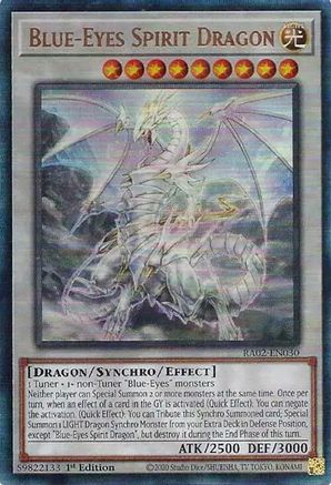 Image of Blue-Eyes Spirit Dragon (PUR) [RA02-EN030] Prismatic Ultimate Rare