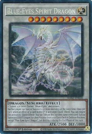 Image of Blue-Eyes Spirit Dragon (PCR) [RA02-EN030] Prismatic Collector's Rare