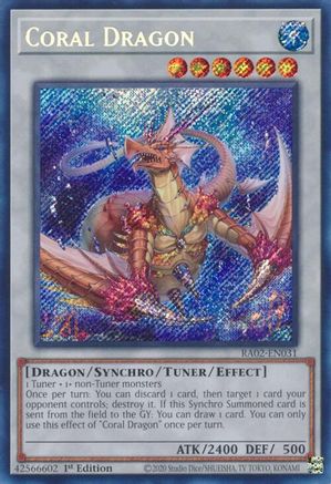 Image of Coral Dragon (Secret Rare) [RA02-EN031] Secret Rare