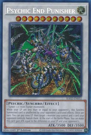 Image of Psychic End Punisher (Secret Rare) [RA02-EN032] Secret Rare