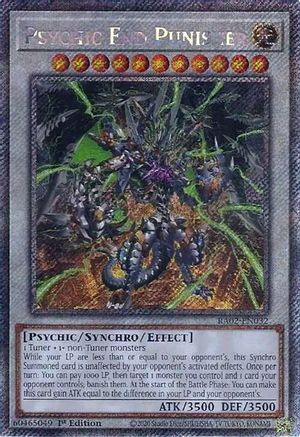 Image of Psychic End Punisher (Platinum Secret Rare) [RA02-EN032] Platinum Secret Rare