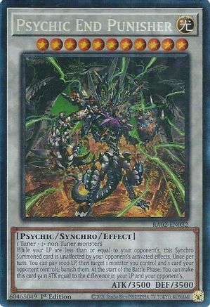 Image of Psychic End Punisher (PCR) [RA02-EN032] Prismatic Collector's Rare