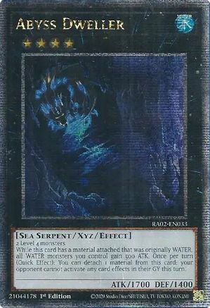 Image of Abyss Dweller (Quarter Century Secret Rare) [RA02-EN033] Quarter Century Secret Rare