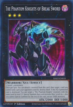 Image of The Phantom Knights of Break Sword [RA02-EN035] Super Rare