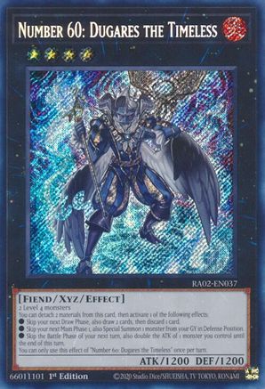 Image of Number 60: Dugares the Timeless (Secret Rare) [RA02-EN037] Secret Rare