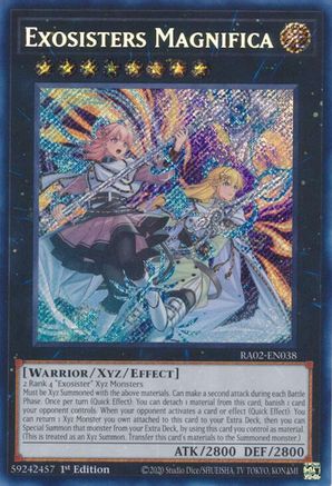 Image of Exosisters Magnifica (Secret Rare) [RA02-EN038] Secret Rare