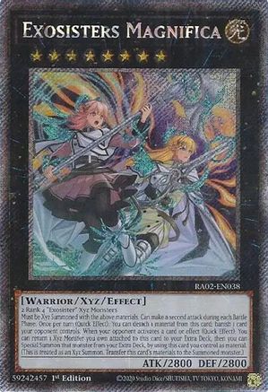 Image of Exosisters Magnifica (Platinum Secret Rare) [RA02-EN038] Platinum Secret Rare