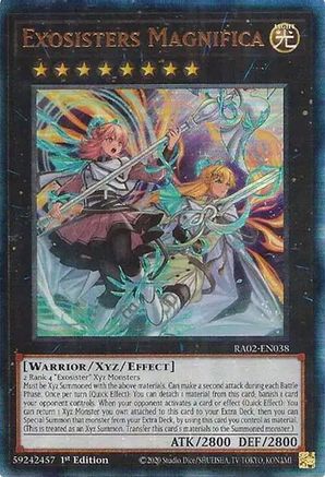 Image of Exosisters Magnifica (PUR) [RA02-EN038] Prismatic Ultimate Rare