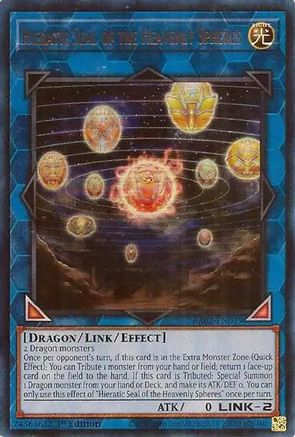 Image of Hieratic Seal of the Heavenly Spheres (UR) [RA02-EN039] Ultra Rare