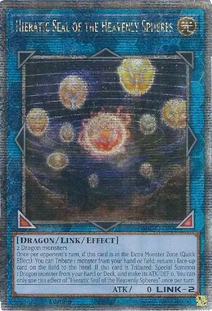 Image of Hieratic Seal of the Heavenly Spheres (Quarter Century Secret Rare) [RA02-EN039] Quarter Century Secret Rare