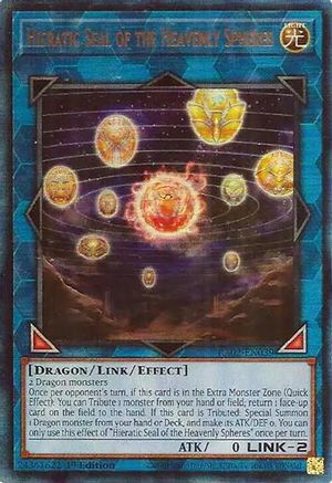 Image of Hieratic Seal of the Heavenly Spheres (PUR) [RA02-EN039] Prismatic Ultimate Rare