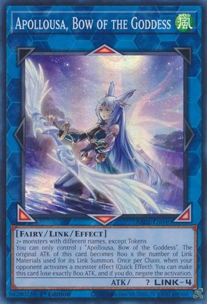 Image of Apollousa, Bow of the Goddess (Alternate Art) [RA02-EN040] Super Rare