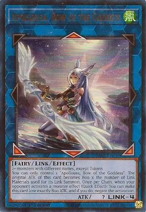 Image of Apollousa, Bow of the Goddess (Alternate Art) (UR) [RA02-EN040] Ultra Rare