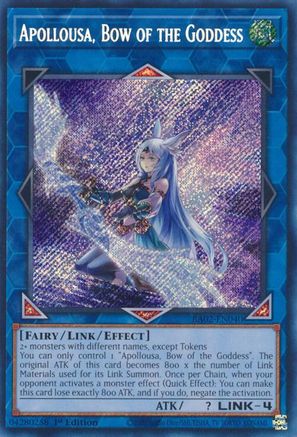 Image of Apollousa, Bow of the Goddess (Alternate Art) (Secret Rare) [RA02-EN040] Secret Rare