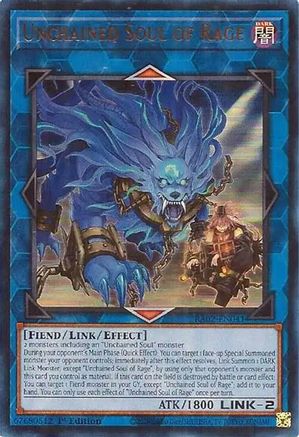 Image of Unchained Soul of Rage (UR) [RA02-EN041] Ultra Rare