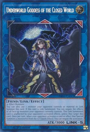 Image of Underworld Goddess of the Closed World (Secret Rare) [RA02-EN045] Secret Rare
