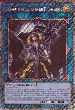 Image of Underworld Goddess of the Closed World (Platinum Secret Rare) [RA02-EN045] Platinum Secret Rare
