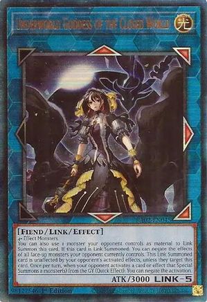 Image of Underworld Goddess of the Closed World (PUR) [RA02-EN045] Prismatic Ultimate Rare