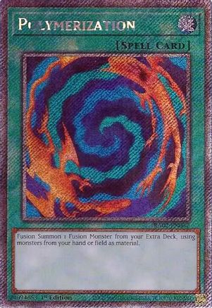 Image of Polymerization (Platinum Secret Rare) [RA02-EN047] Platinum Secret Rare