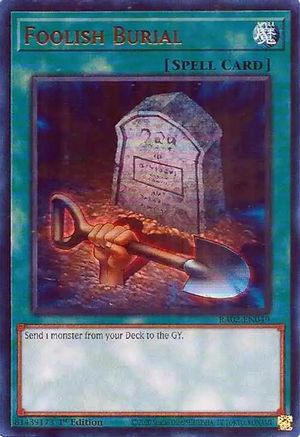 Image of Foolish Burial (UR) [RA02-EN049] Ultra Rare