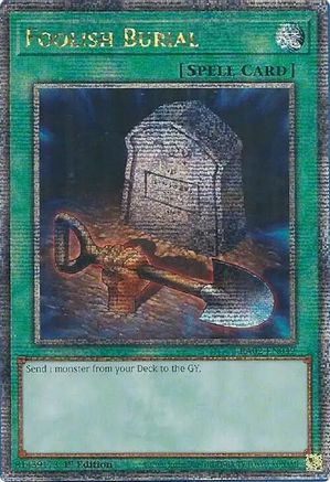 Image of Foolish Burial (Quarter Century Secret Rare) [RA02-EN049] Quarter Century Secret Rare