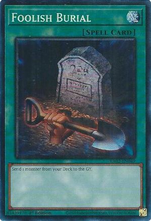 Image of Foolish Burial (PCR) [RA02-EN049] Prismatic Collector's Rare