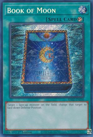 Image of Book of Moon (Secret Rare) [RA02-EN050] Secret Rare
