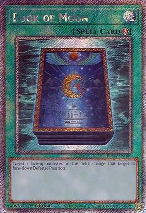 Image of Book of Moon (Platinum Secret Rare) [RA02-EN050] Platinum Secret Rare