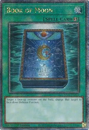 Image of Book of Moon (Quarter Century Secret Rare) [RA02-EN050] Quarter Century Secret Rare