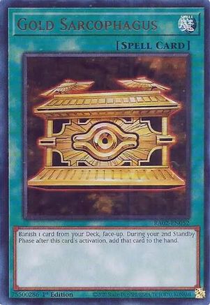 Image of Gold Sarcophagus (UR) [RA02-EN052] Ultra Rare