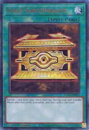 Image of Gold Sarcophagus (PUR) [RA02-EN052] Prismatic Ultimate Rare
