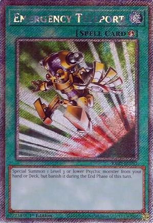 Image of Emergency Teleport (Platinum Secret Rare) [RA02-EN053] Platinum Secret Rare
