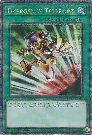 Image of Emergency Teleport (Quarter Century Secret Rare) [RA02-EN053] Quarter Century Secret Rare