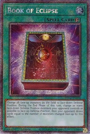 Image of Book of Eclipse (Platinum Secret Rare) [RA02-EN054] Platinum Secret Rare