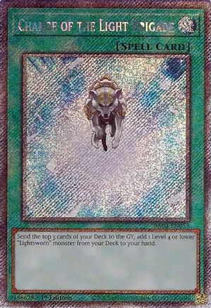 Image of Charge of the Light Brigade (Platinum Secret Rare) [RA02-EN055] Platinum Secret Rare