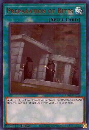 Image of Preparation of Rites (UR) [RA02-EN056] Ultra Rare