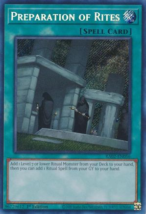 Image of Preparation of Rites (Secret Rare) [RA02-EN056] Secret Rare
