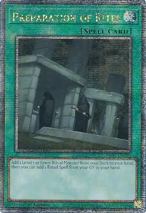 Image of Preparation of Rites (Quarter Century Secret Rare) [RA02-EN056] Quarter Century Secret Rare