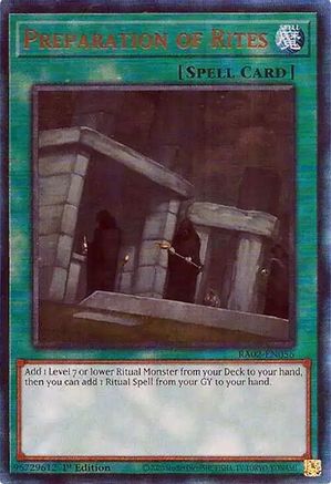 Image of Preparation of Rites (PUR) [RA02-EN056] Prismatic Ultimate Rare