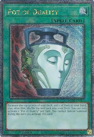 Image of Pot of Duality (Quarter Century Secret Rare) [RA02-EN057] Quarter Century Secret Rare