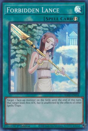 Image of Forbidden Lance [RA02-EN058] Super Rare