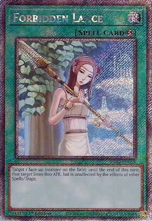 Image of Forbidden Lance (Platinum Secret Rare) [RA02-EN058] Platinum Secret Rare