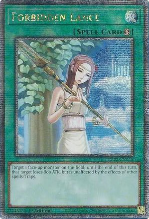 Image of Forbidden Lance (Quarter Century Secret Rare) [RA02-EN058] Quarter Century Secret Rare