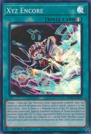 Image of Xyz Encore [RA02-EN059] Super Rare