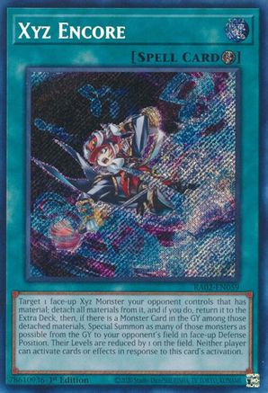Image of Xyz Encore (Secret Rare) [RA02-EN059] Secret Rare