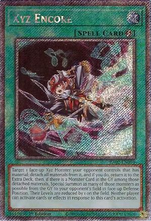 Image of Xyz Encore (Platinum Secret Rare) [RA02-EN059] Platinum Secret Rare
