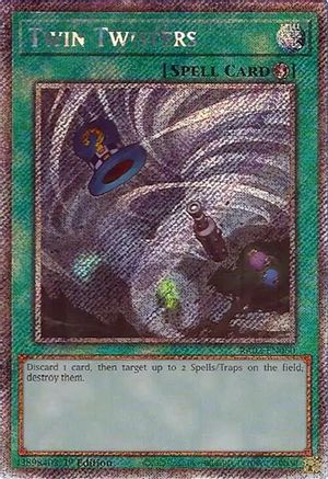 Image of Twin Twisters (Platinum Secret Rare) [RA02-EN060] Platinum Secret Rare