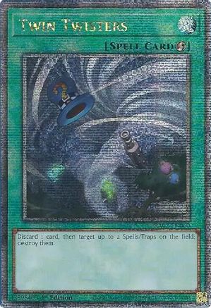 Image of Twin Twisters (Quarter Century Secret Rare) [RA02-EN060] Quarter Century Secret Rare