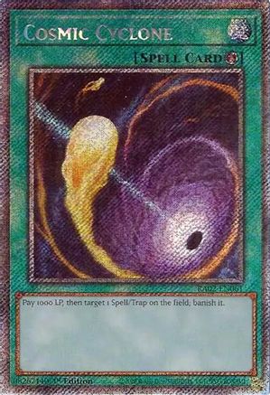 Image of Cosmic Cyclone (Platinum Secret Rare) [RA02-EN061] Platinum Secret Rare