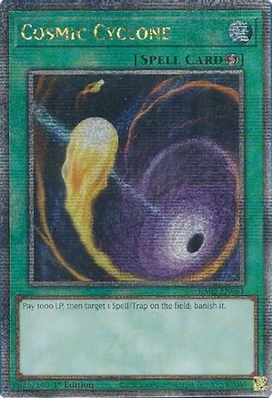 Image of Cosmic Cyclone (Quarter Century Secret Rare) [RA02-EN061] Quarter Century Secret Rare